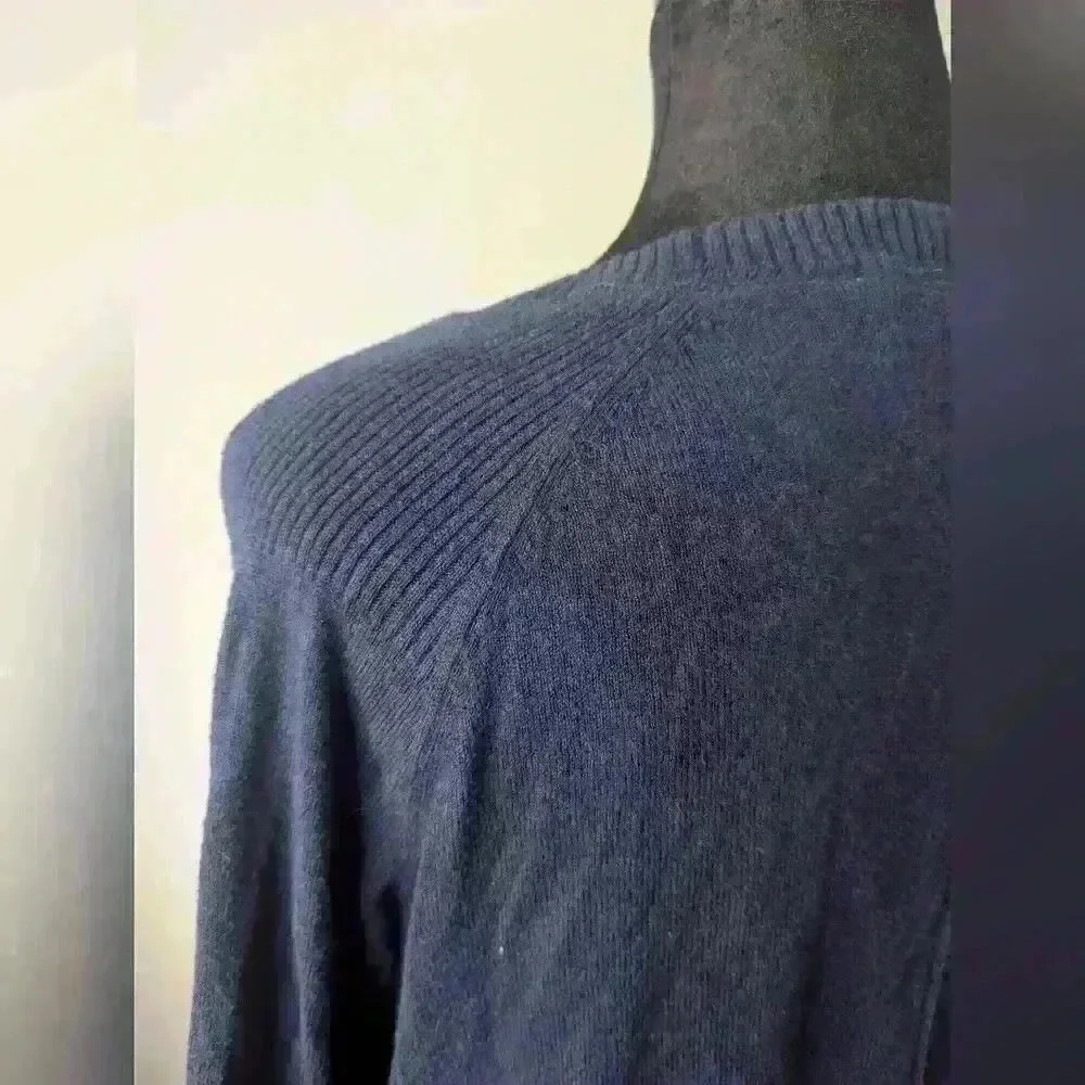 SO Cropped Blue Cardigan